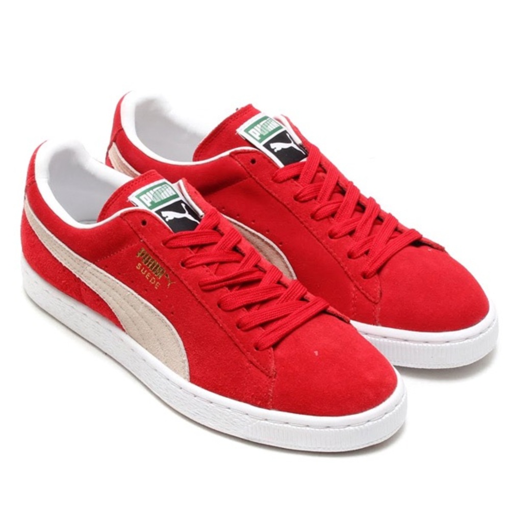 Red Puma Suede Classics Size 6.5